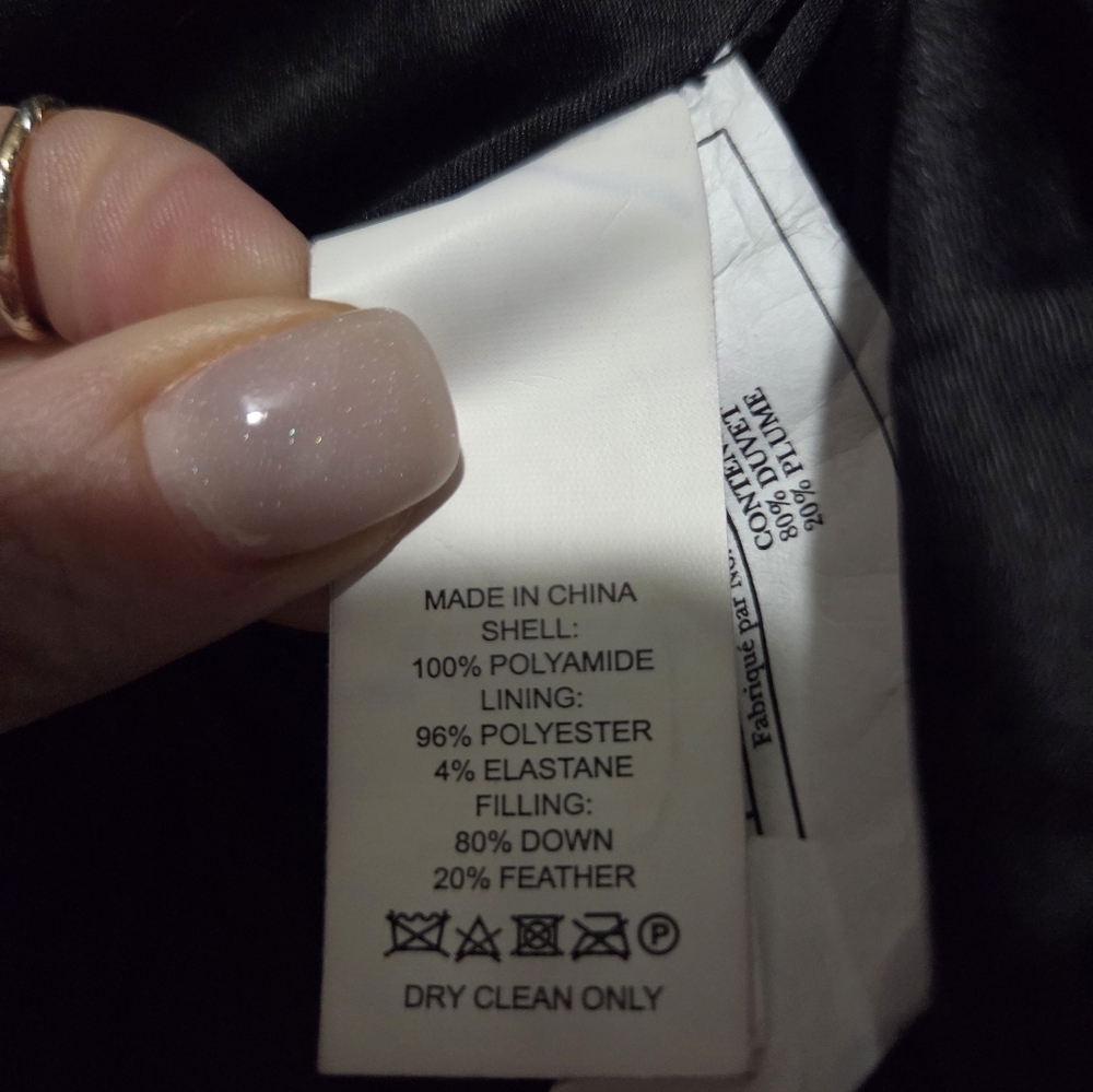 Kate Spade peplum puffer jacket Sz 2 - Picture 5 of 6
